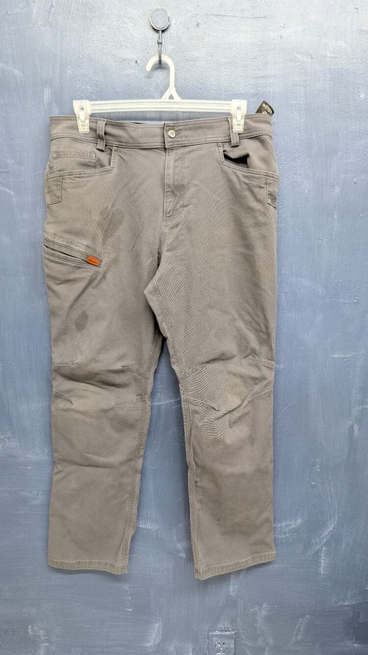 Brunt Torra Pants Mens 36x32 Gray Utility Stretch Carpenter Workwear gray